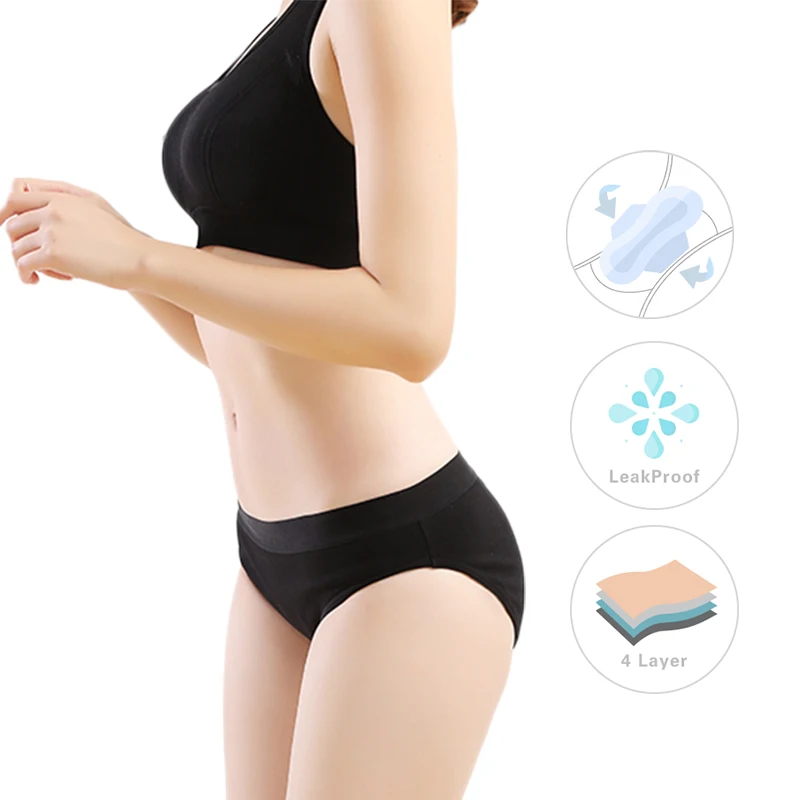 

LEVEL 0005 seamless panties Menstrual Leak Proof Underwear Period Panties For Women Teen Girls