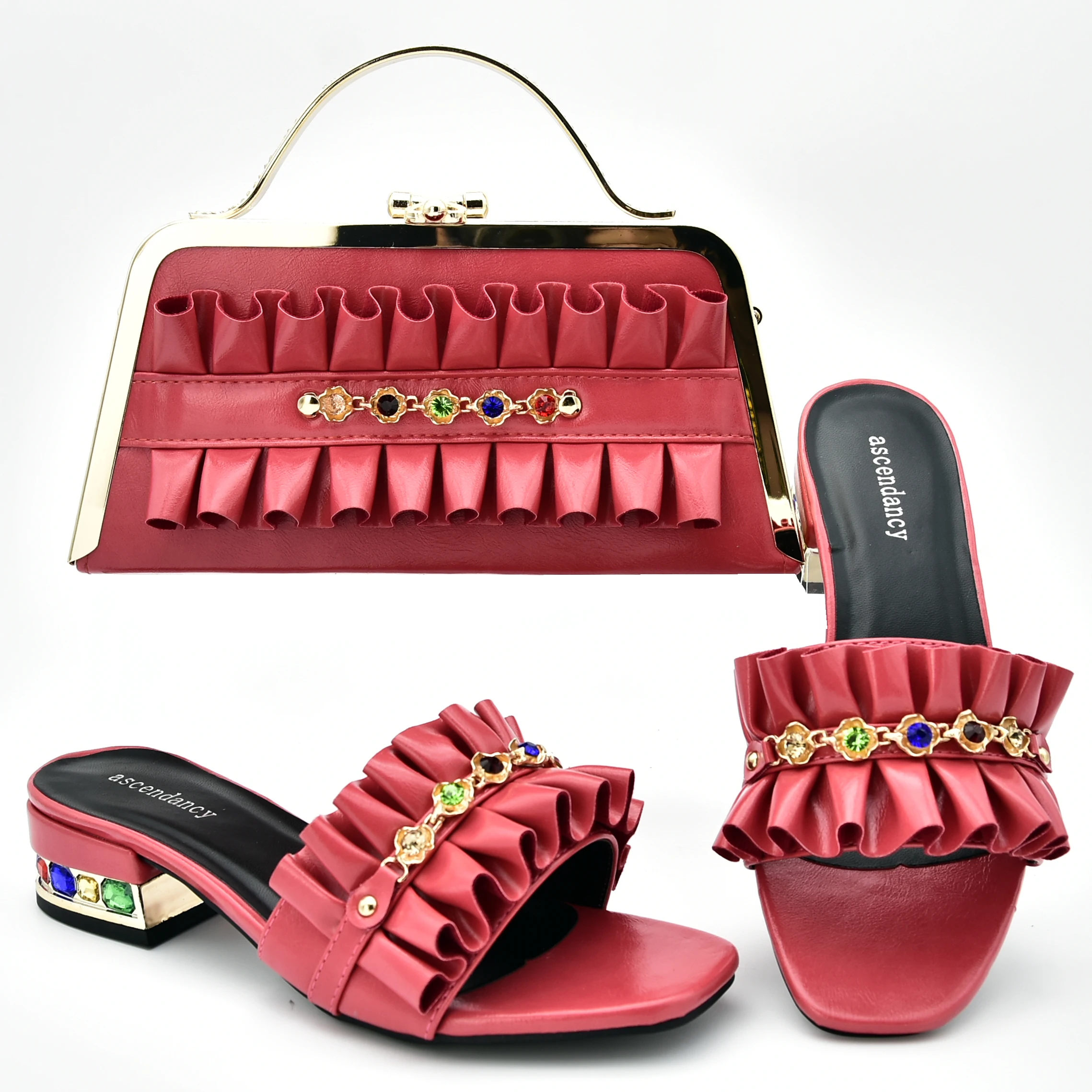 

ladies shoes with matching bag low heel 4cm italian shoes and bag set matching female shoes and bag 5501