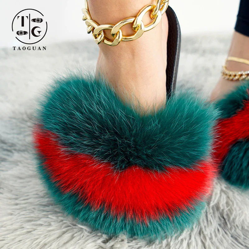 

Wholesale Designer House Fur Slipper Charms Set For Women Slides Flip Flop, Customized color