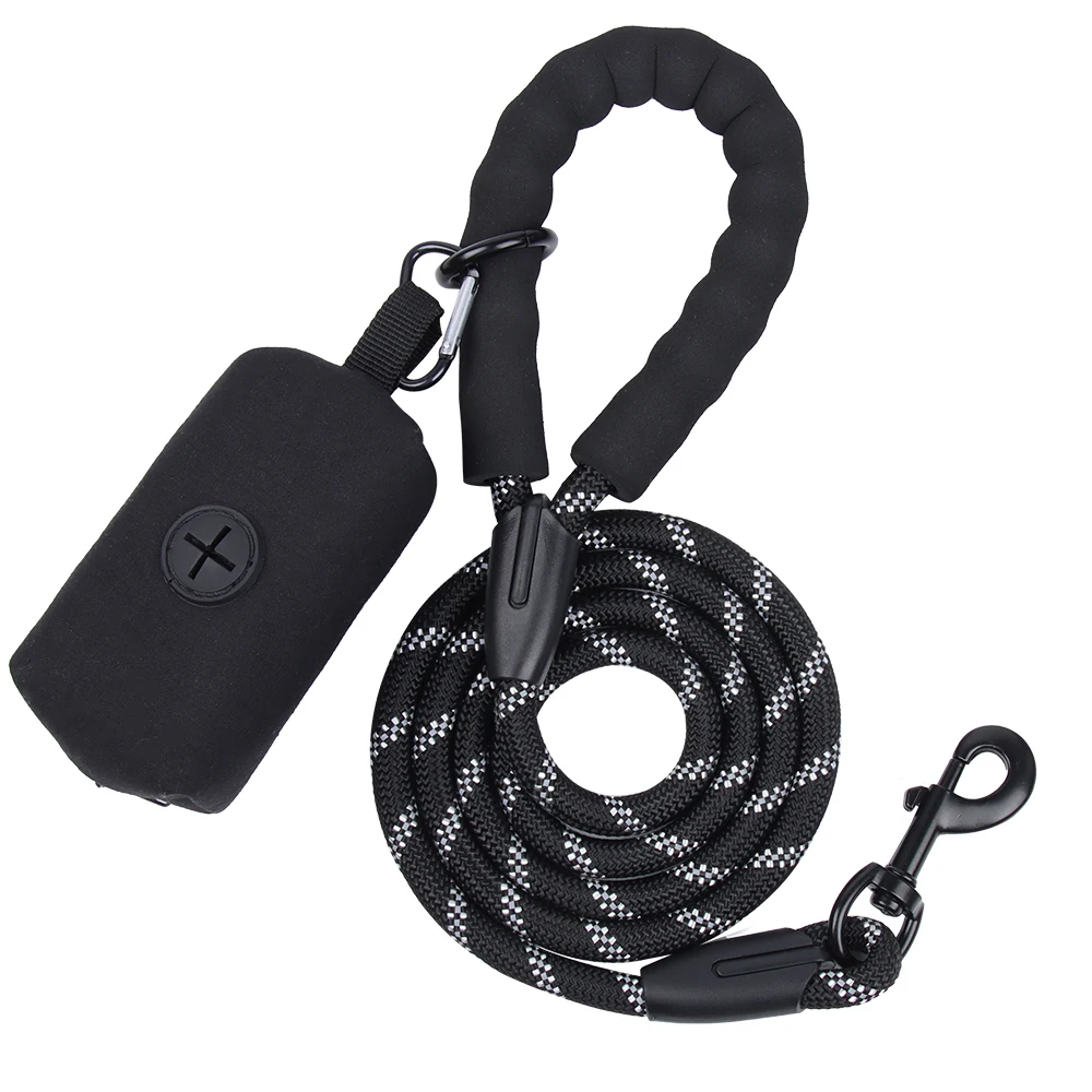 

Hot selling long training durable large dog leash set hands free pet rope dog harness retractable dog leash