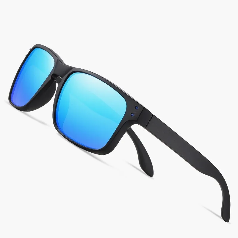 Custom Cycling Thick Frame Outdoor Fishing Sunglasses Outdoor Sport Square Frame Polarized Men Sunglasses