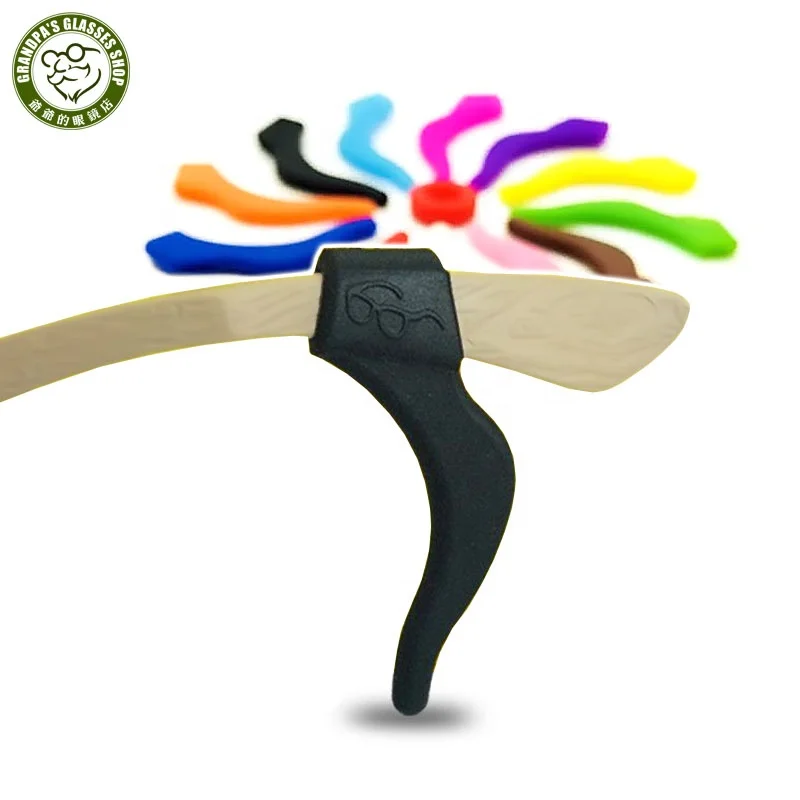 

Comfortable Multi Color Sport Protectors Spectacle Holder Ear Hooks Anti-Slip Sunglass Glasses Ear Hook Silicone Eyewear Retain