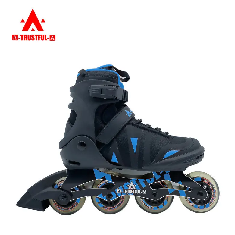 

Wholesale PU Wheels Roller Inline Skate Shoes, Blue