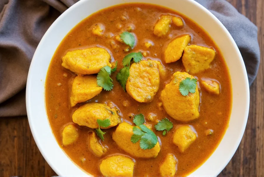 Curry dishes on a plate
