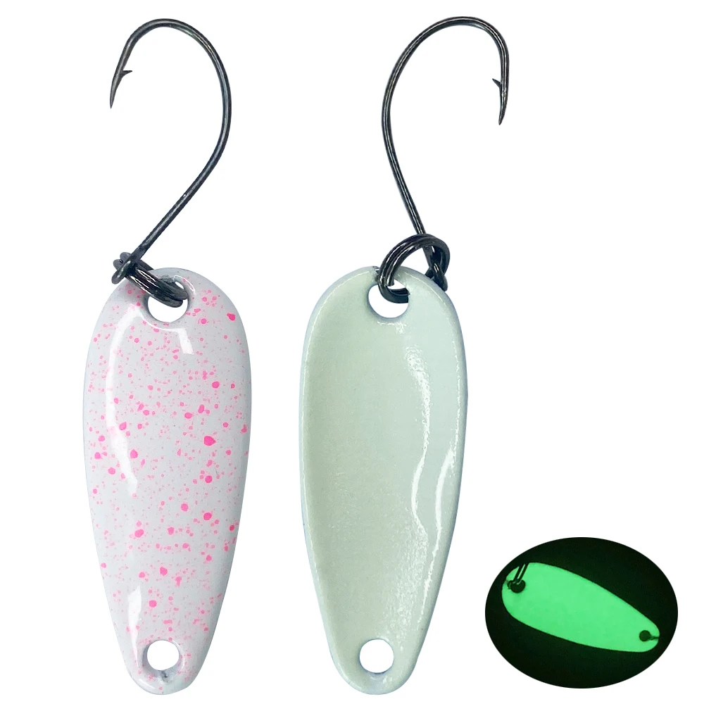 

Newbility 30mm 3g spoon lure luminous fishing lure saltwater fishing lures, Customizable