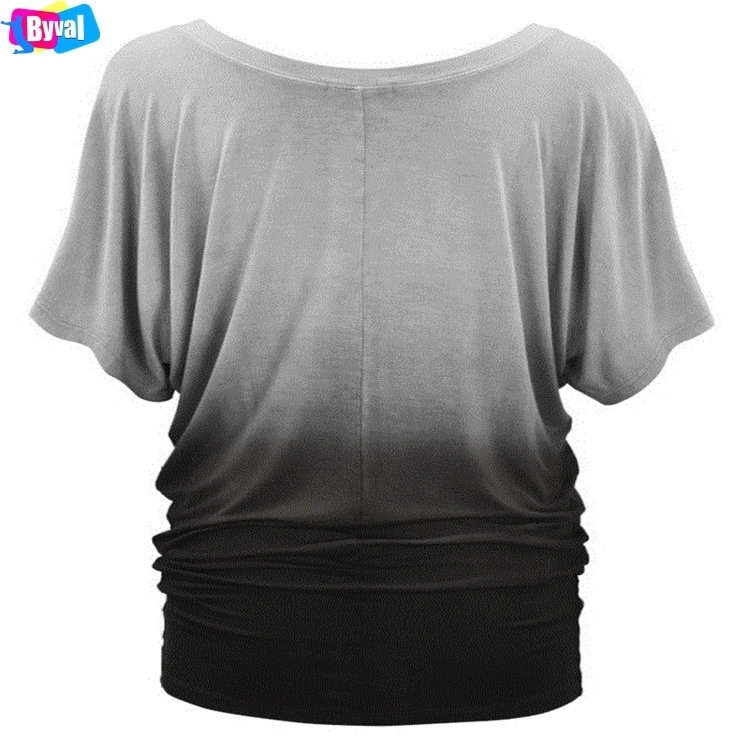 

2020 Hotsale Fashion Womens Batwing Long Sleeve Top XXXL T Shirt