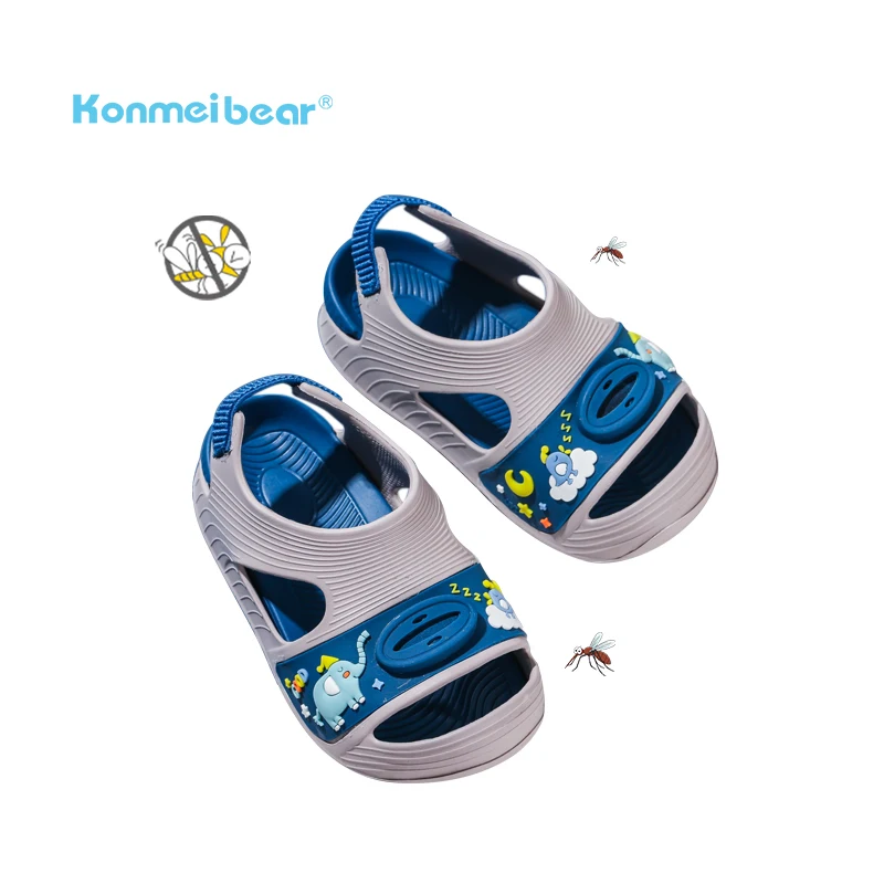 

2021 Grey Little Elephant Cartoon Kids Sandals Children Sandals, Pink/blue/yellow/grey