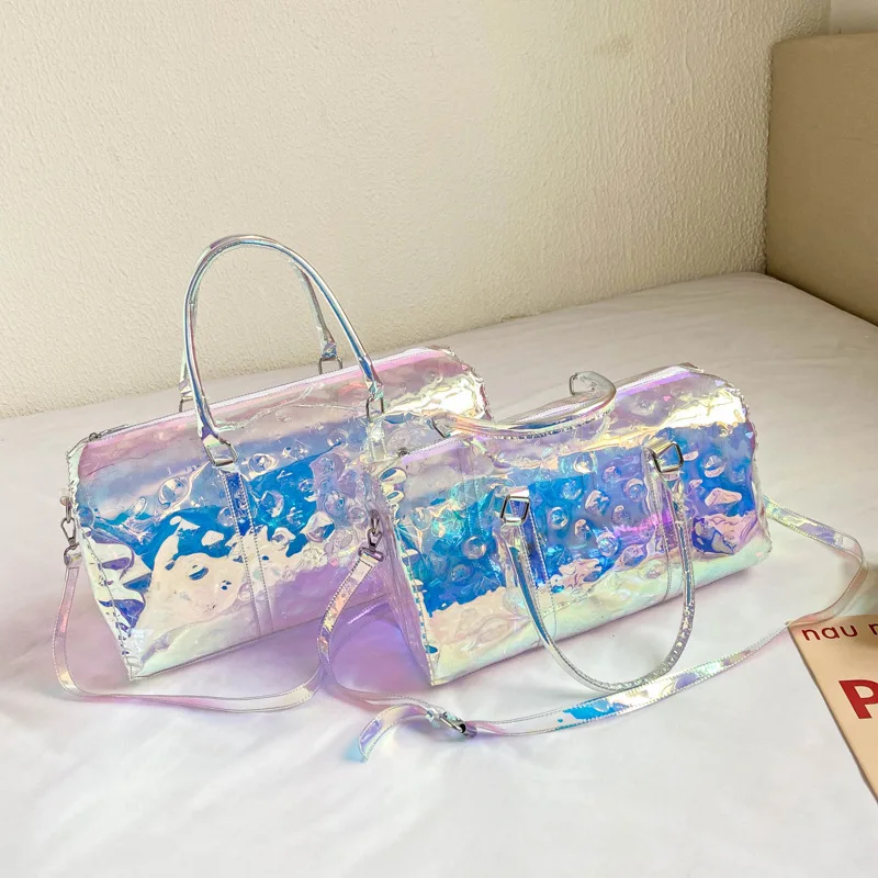 

Custom Waterproof LightWeight duffle bag 2020 Multifunction Clear clear plastic duffle bag, Customers' requirement