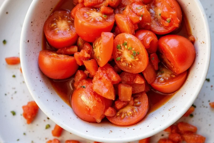 Roasting tomatoes in the oven