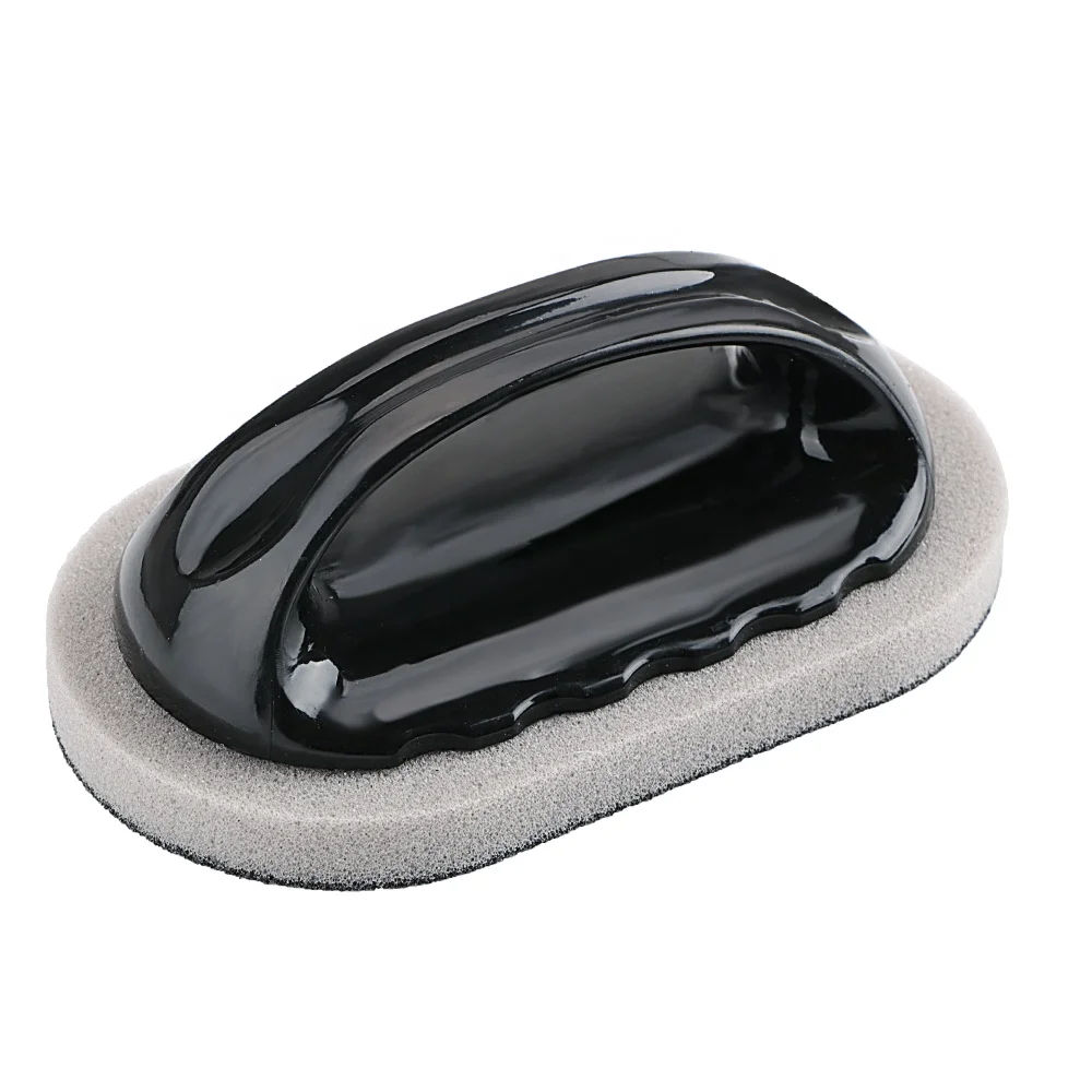 

FY Sponge Diamond Sand Bowl Pot Brush With Handle Strong Decontamination Bath Tiles Sponge Kitchen Clean Tools, Picture