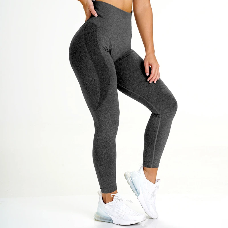 

Spandex Sport Wear Woman Gym Fitness Clothing Tight Yoga Pants Logo Bodybuilding High Waist Leggings, Accept custom color