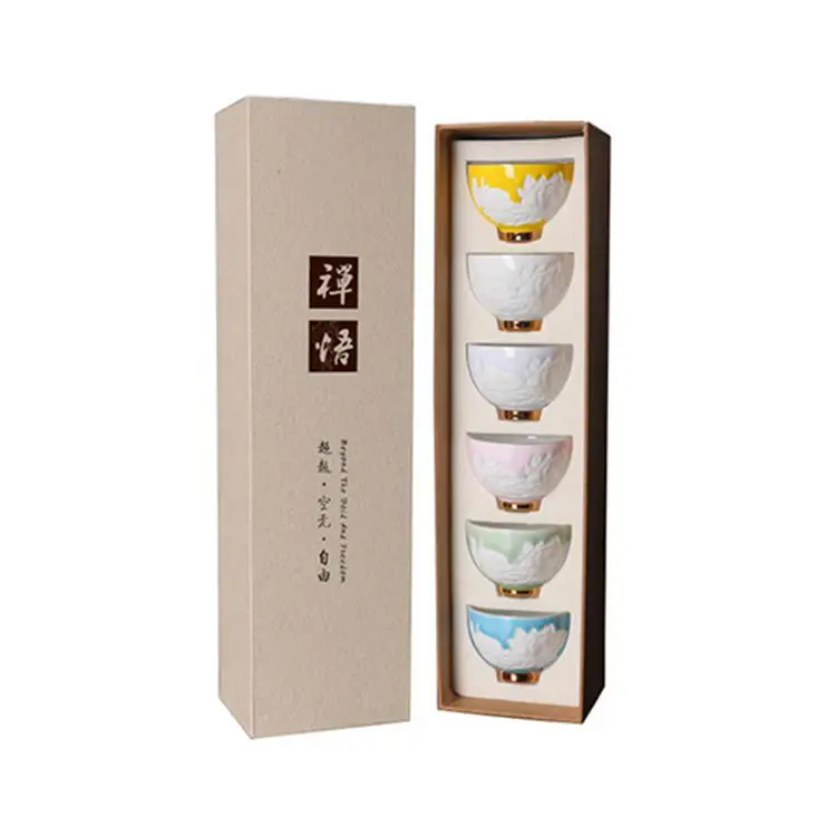 

150ml Personal Gift Cup Small Tea Bowl Reusable Peony Flowers Single Unique Shatter Mugs Ceramic Coffee Cup with Sculpture