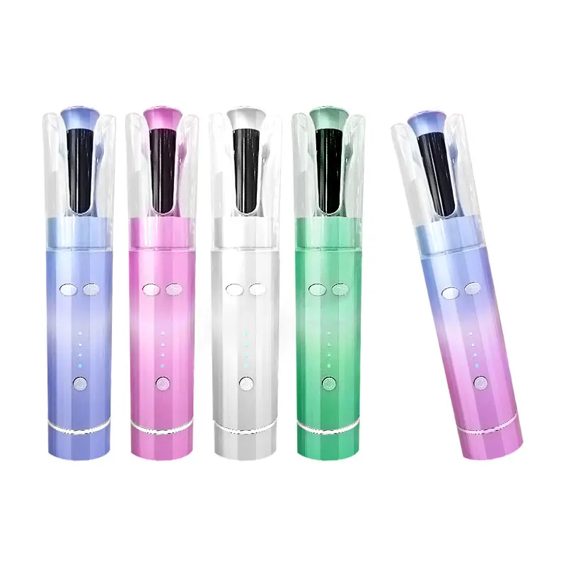

Professional Auto Curler Hair Styling Rotating Curling Iron Usb Rechargeable Cordless Rotating Automatic Hair Curler, Customized