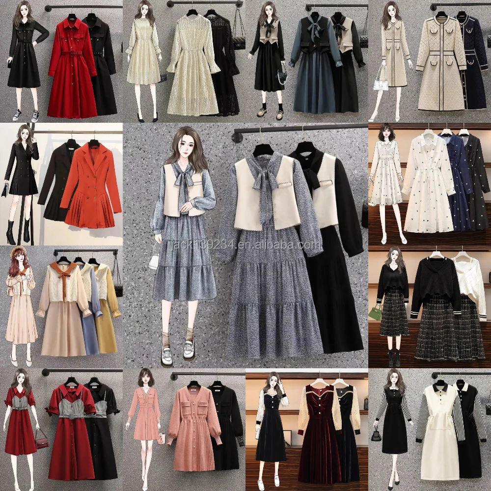 

2022 Printed O-neck Standard sexy Bohemian Style clothes fat womens dresses plus size clothinng