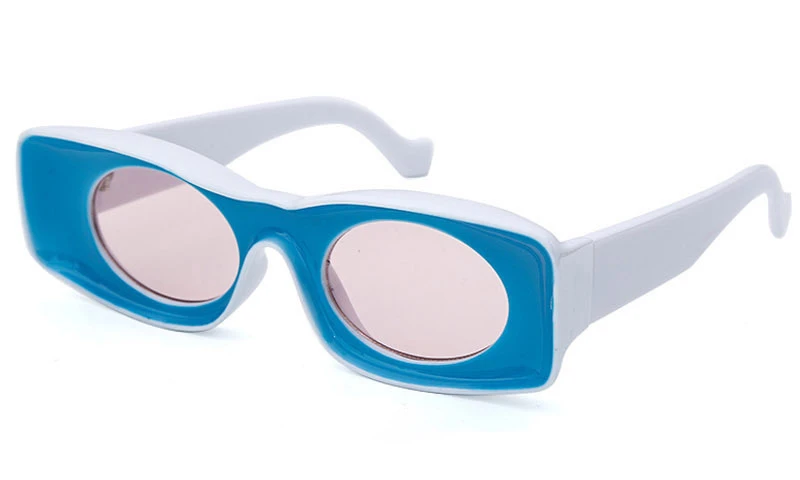 Customized LOGO Unique Cheap Plastic Oval Square Women Men Sunglasses