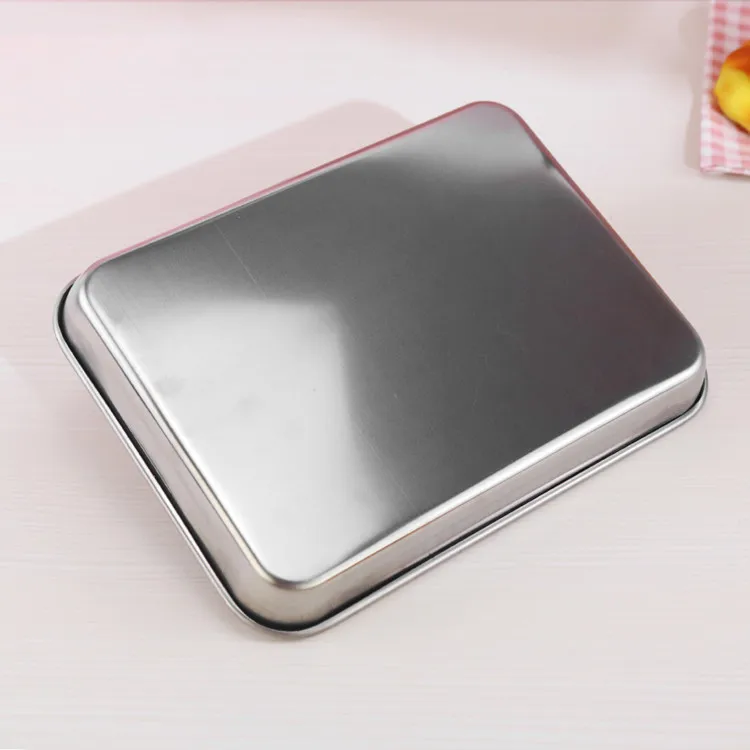 Wholesale custom logo hotel buffet stainless steel metal serving fppd food tray  .jpg
