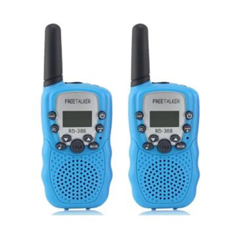 

2020 Outdoor Adventure Long Range 5km Free Talker Handheld Chargeable Kids Walkie Talkies T388, Black blue red yellow camouflage