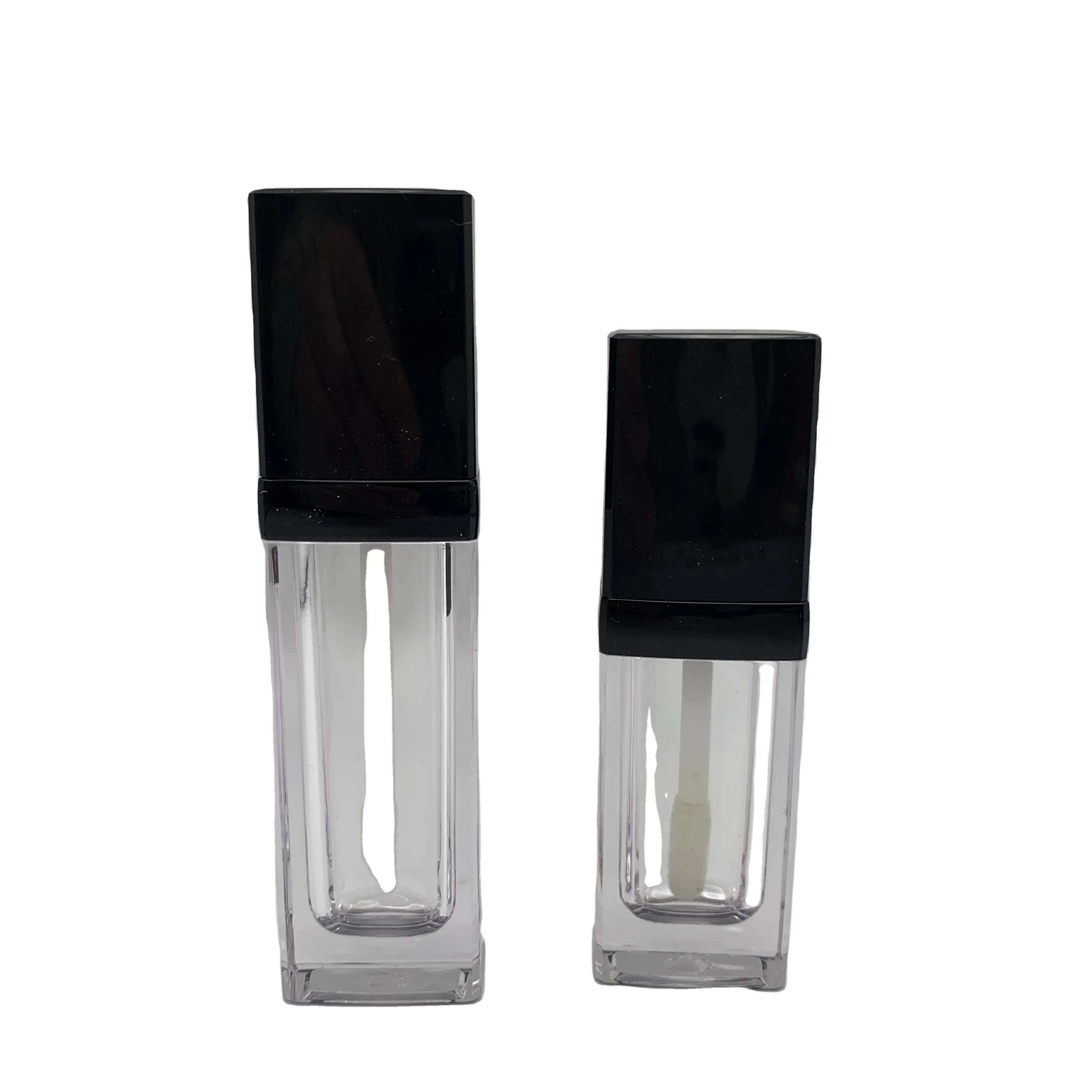 

4.5ml 7ml Lip Gloss Tube Clear Luxury Lip Gloss Tube Container, Clear,white black and custom