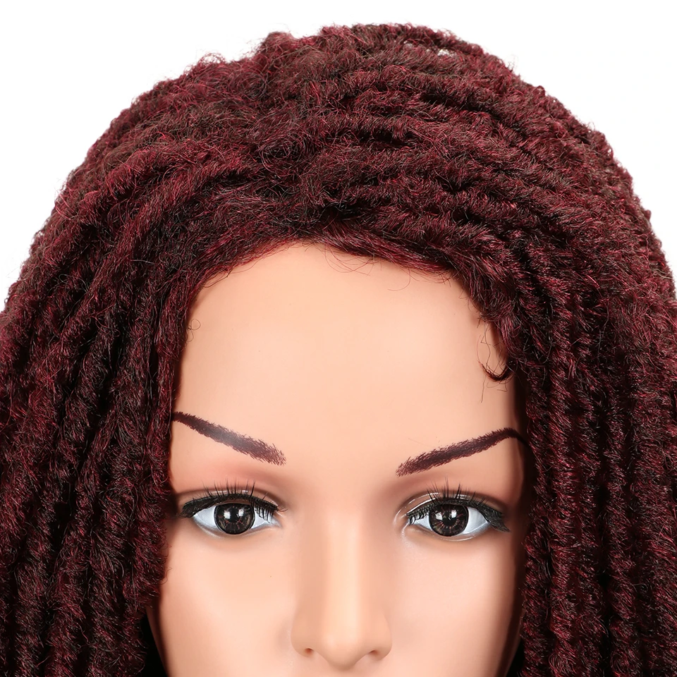 Magic Curl 22 Inch Synthetic Wigs Dreadlocks Braid Hair For Black Women ...