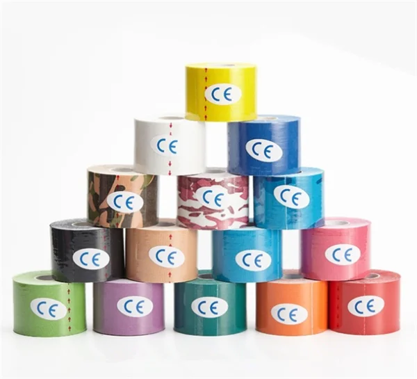

5cm x 5m  15 colors Sports Kinesiology Tape Cotton Elastic Adhesive Muscle Tape Bandage Strain