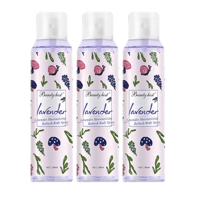 

OEM ODM Private Logo Skin Care Deodorant Spray Flower Lavender Fragrance Aroma Body Spray Toner Water Brightening Hydrating