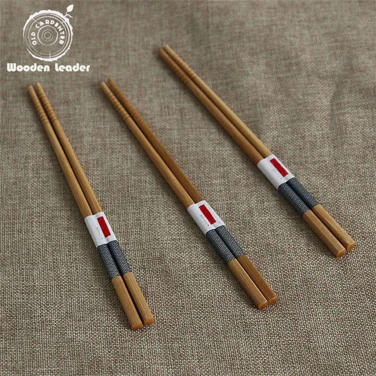 

High quality Japanese style reusable natural wood chopstick kitchen tableware wedding gift sushi chopsticks