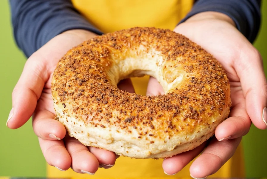 Everything on Bagel on Eggs
