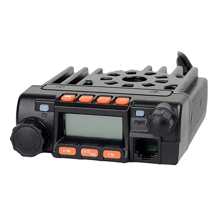 

Mini Size 25W Dual band radio vehicle mounted vhf uhf mobile radio for car, Black of mobile radio