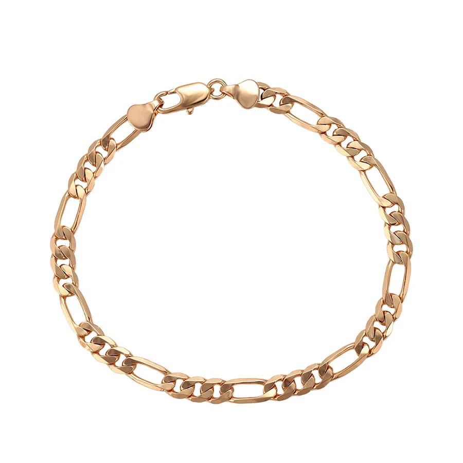 

76590 xuping fashion no stone cuban link chain bracelet design