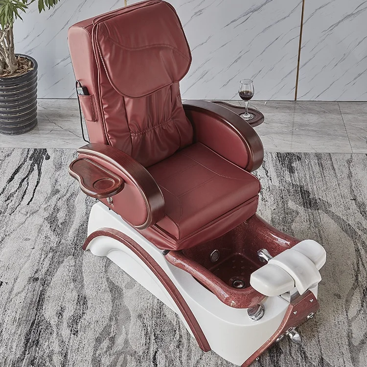 
Hot luxury New Style Nail Salon Furniture Adjustable Foot Spa Massage Pedicure Chair 