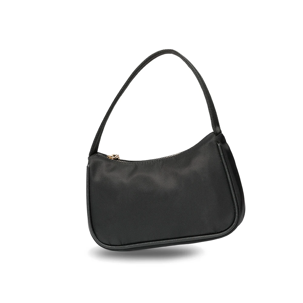 

Shoulder bag bolso baguett nylon French shoulder dumpling bag literary retro handbag