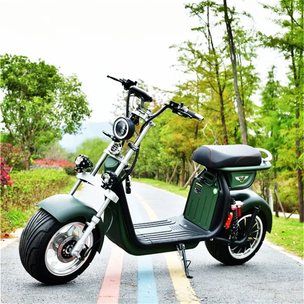 

2022 New Design Electric Delivery Scooter With 2 Wheel Electric Scooter Street Legal For Adults, Black