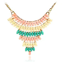 

Latest factory sale chunky fashion necklace factory price wholesale china yiwu for women