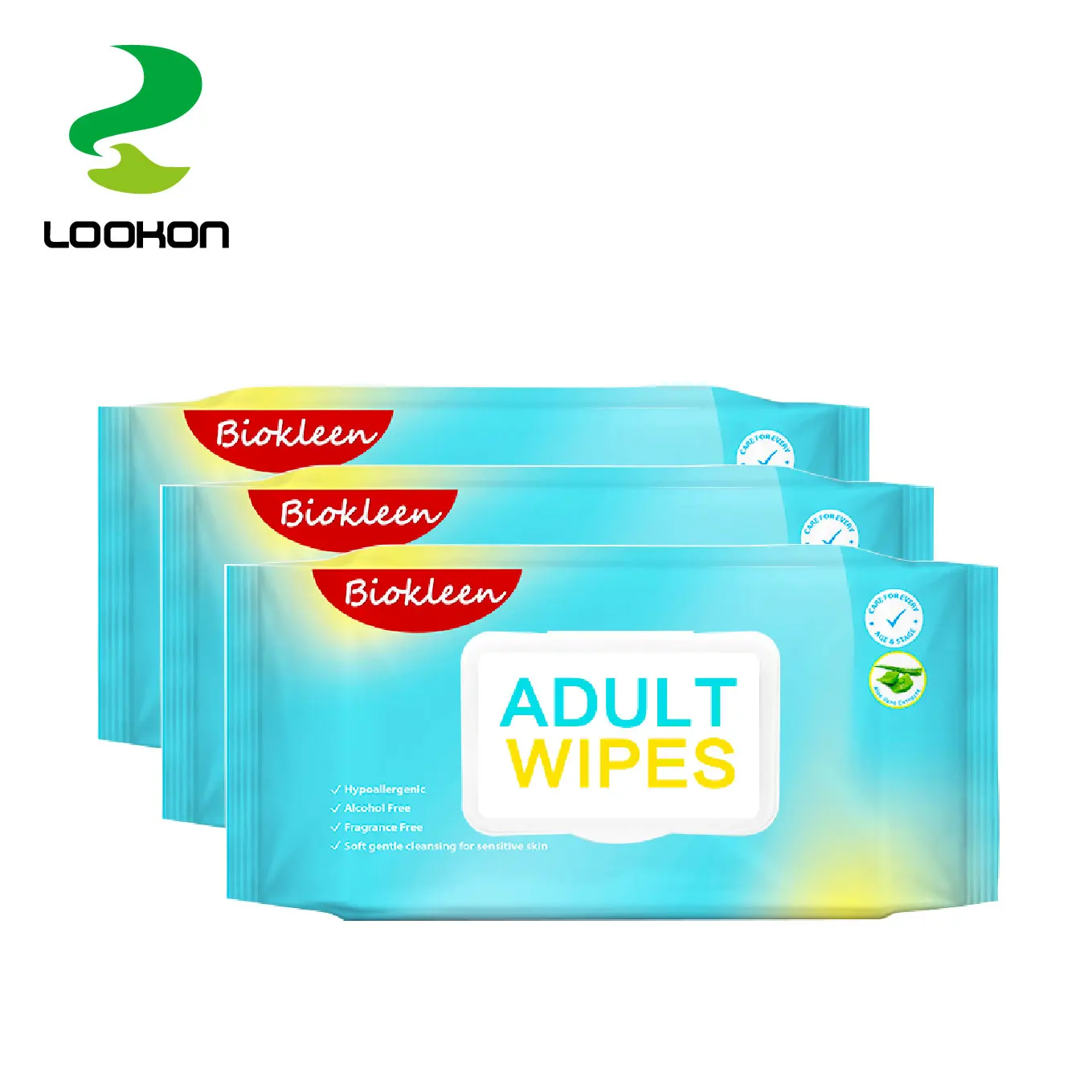 

Lookon Portable Wipes For Incontinence Flushable Extra Large Bulk Wet Wipes in Barrel