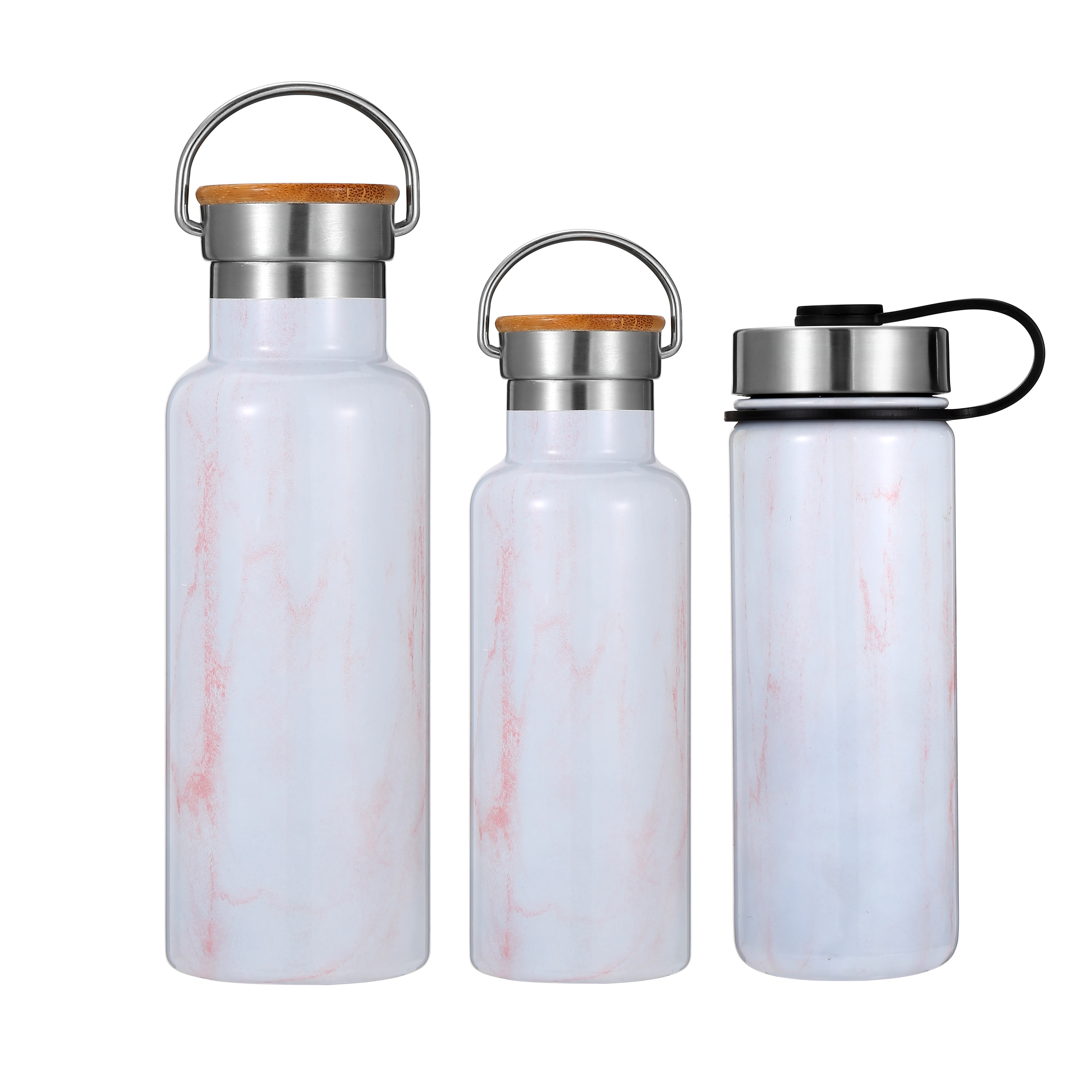 

Different Size Wholesale 18/8 Stainless Steel Insulated Wide Mouth Water Bottles, Customized color
