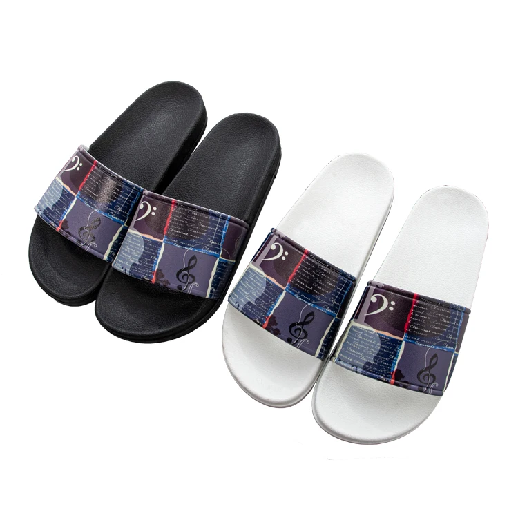 

Non-slip Hard-wearing Slippers Soft Home Outdoor Slippers For Women Printed PVC Casual Sandals