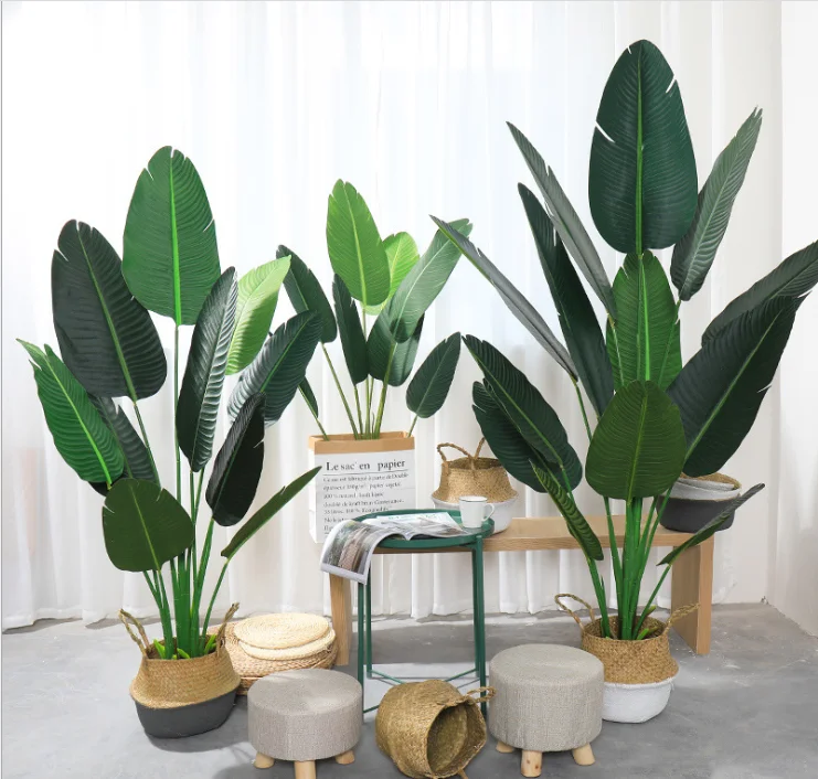 

artificial banana plants Strelitziaceae plants for wholesale, Green