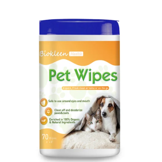 

Lookon Oem Compostable Pet Wipes For Dogs Organic Pet Paw Wet Wipe In Round Jar