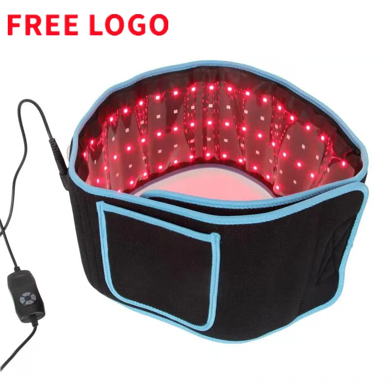 

635/850nm lipo laser wrap 635 infra red sliming belt 635nm 850nm red lights infrared therapy belly slimming belt