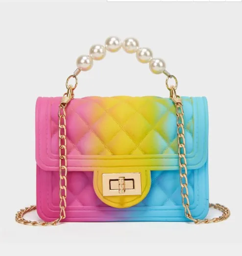 

New Fashion Colorful PVC Crossbody Sling Bag, 7 colors