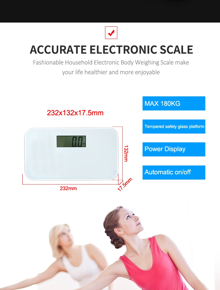 Homedics Electronic Digital Scale Measure Body Fat For Weight Watchers