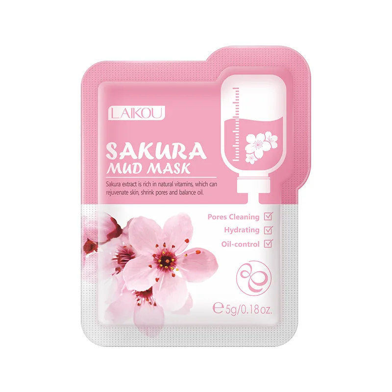 

Skin care products Laikou Moisturizing Sakura Mud Mask Whitening Mud facial mask