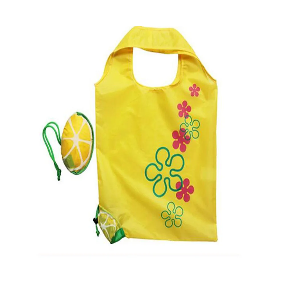 

Economical Custom Design Lemon Shape Folding Shopping Bag