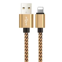 

Nylon Braided USB Cable Data Sync Phone Charger Cable 1M 2M 3M USB Charger Cable for iPhone Charger
