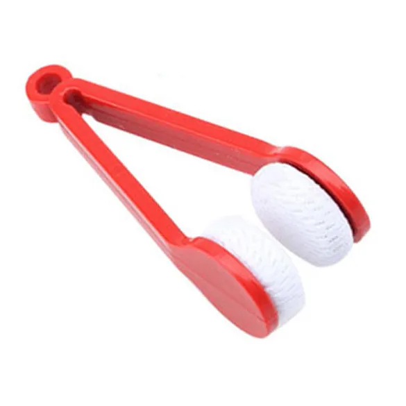 

Multi-Function Portable Mini Glasses Eyeglass Cleaner Rub Brush Microfiber Spectacles Cleaner Brush Cleaning Tools, As photo