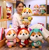 dropshipping squirrel plush doll toy with elk clothes dinosaur for boy girl gifts juguetes para los ninos peluches