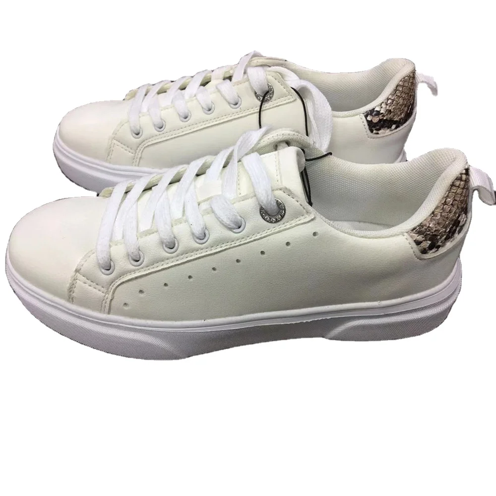 

New Style Fashion White Women Casual Skate Stock Shoes Ladies Sports Board Shoes Stock, Mix color