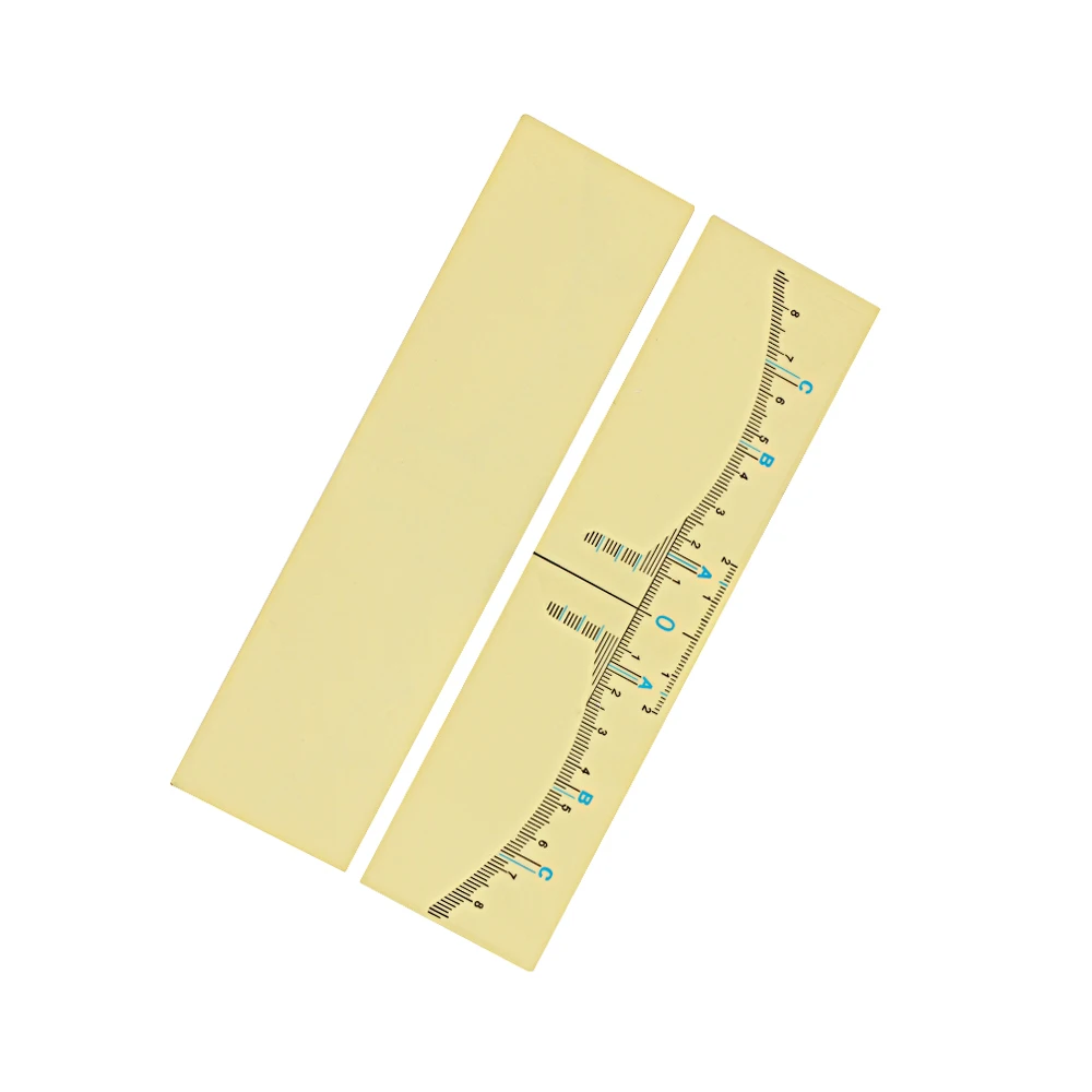 

Private Label Eyebrow Ruler Stickers Permanent Makeup Transparent Measure Stickers For Training