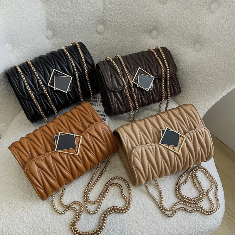 

2022 New Design Ladies Chain Square Hand Bags Girl Sling Fashion Luxury Women's Shoulder Bag, Picture