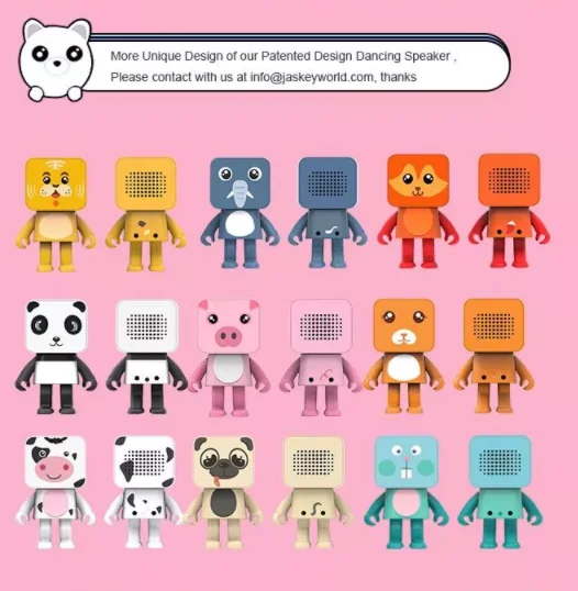 Dancing Animals Speaker Fashion High Quality Wireless Bluetooth Cute Printed Original Patented Dancing Speaker - ANKUX.COM
